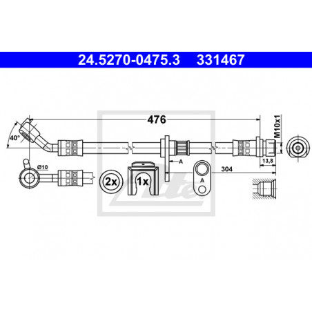 Flexible de frein ATE