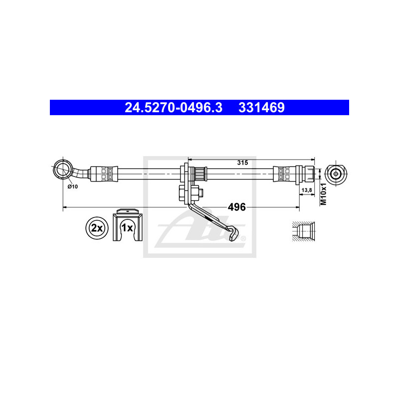 Flexible de frein ATE