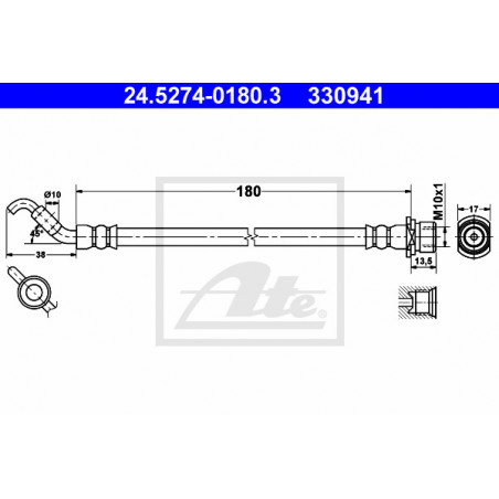 Flexible de frein ATE
