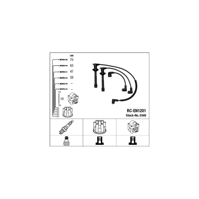 Fils de bougies / Faisceau d'allumage NGK