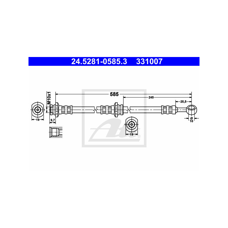 Flexible de frein ATE