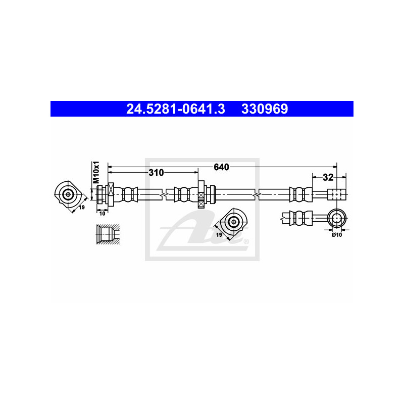 Flexible de frein ATE