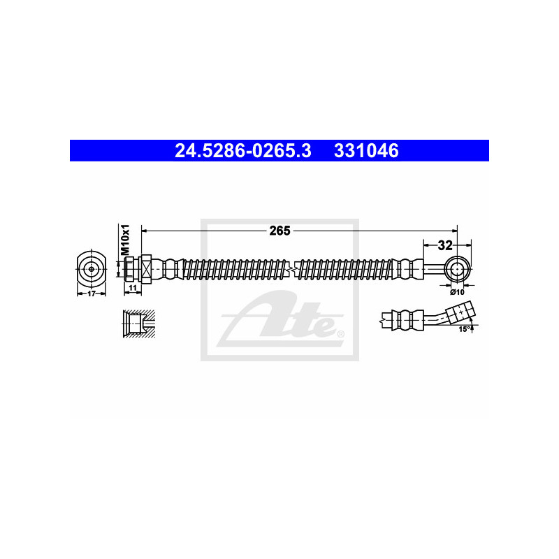 Flexible de frein ATE