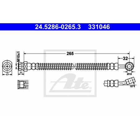 Flexible de frein ATE