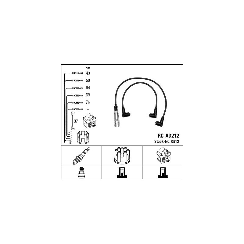 Fils de bougies / Faisceau d'allumage NGK