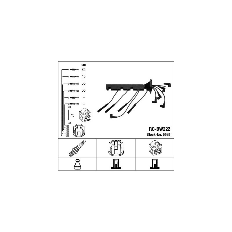 Fils de bougies / Faisceau d'allumage NGK