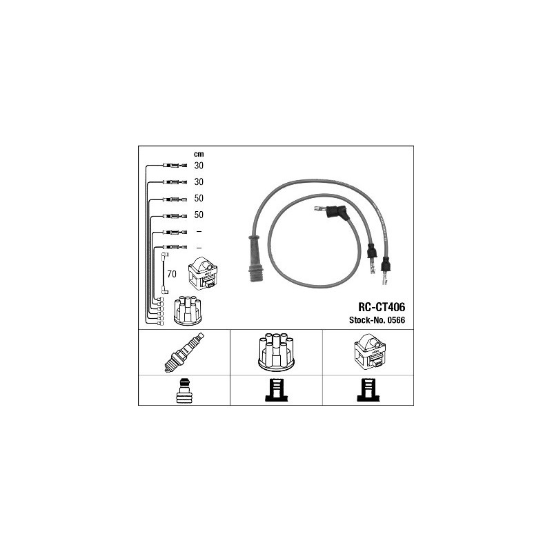 Fils de bougies / Faisceau d'allumage NGK