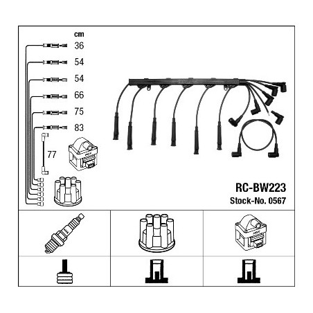 Fils de bougies / Faisceau...