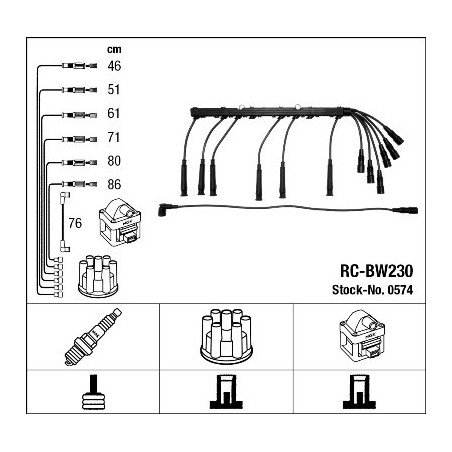 Fils de bougies / Faisceau...