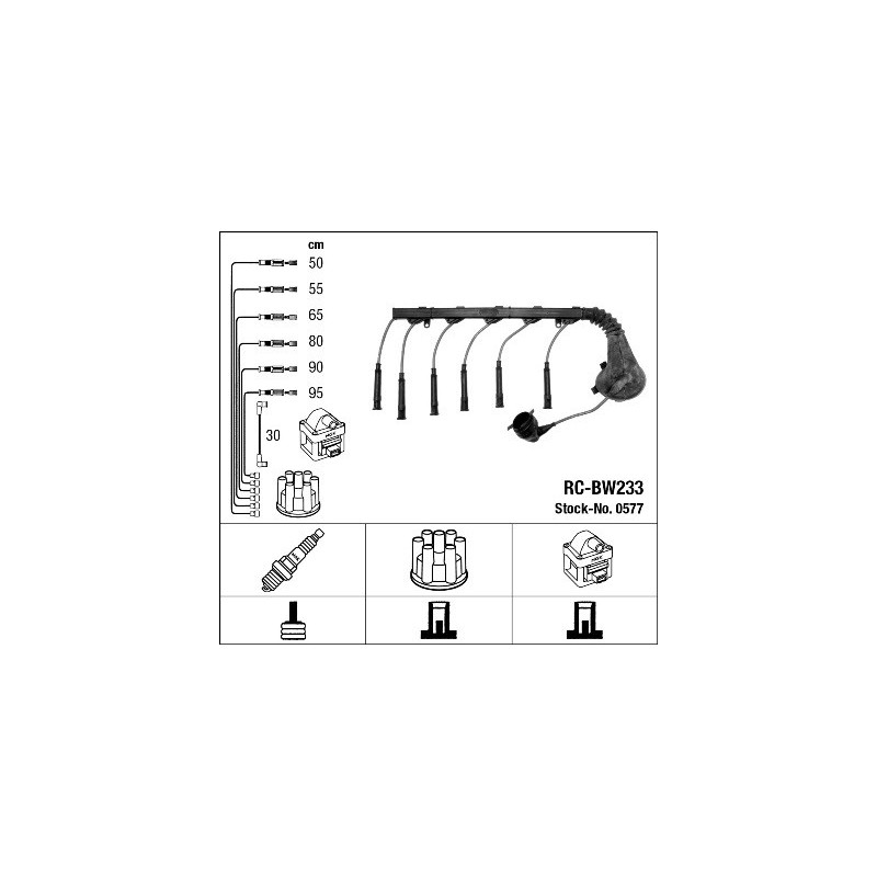Fils de bougies / Faisceau d'allumage NGK