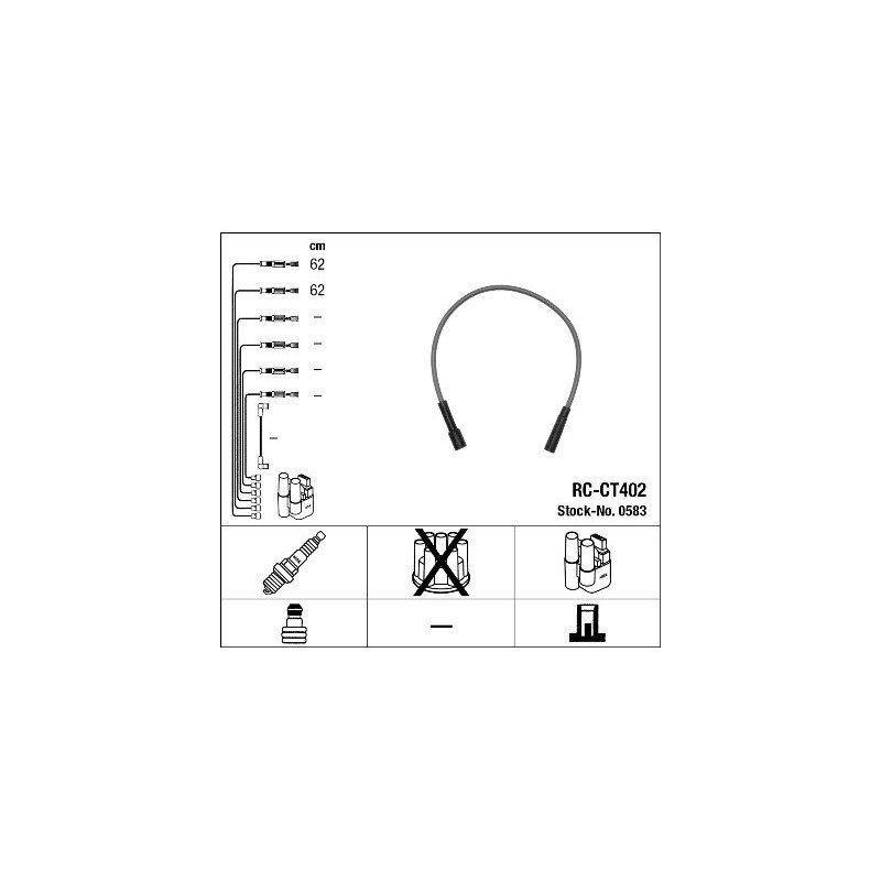 Fils de bougies / Faisceau d'allumage NGK