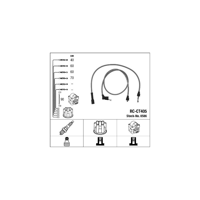 Fils de bougies / Faisceau d'allumage NGK