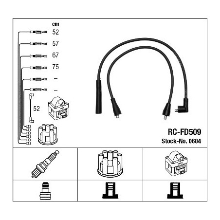 Fils de bougies / Faisceau d'allumage NGK