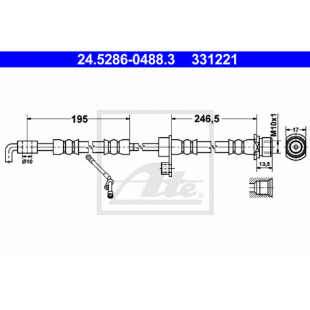 Flexible de frein ATE