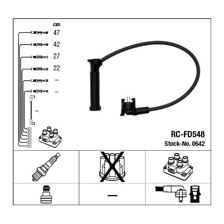 Fils de bougies / Faisceau d'allumage NGK