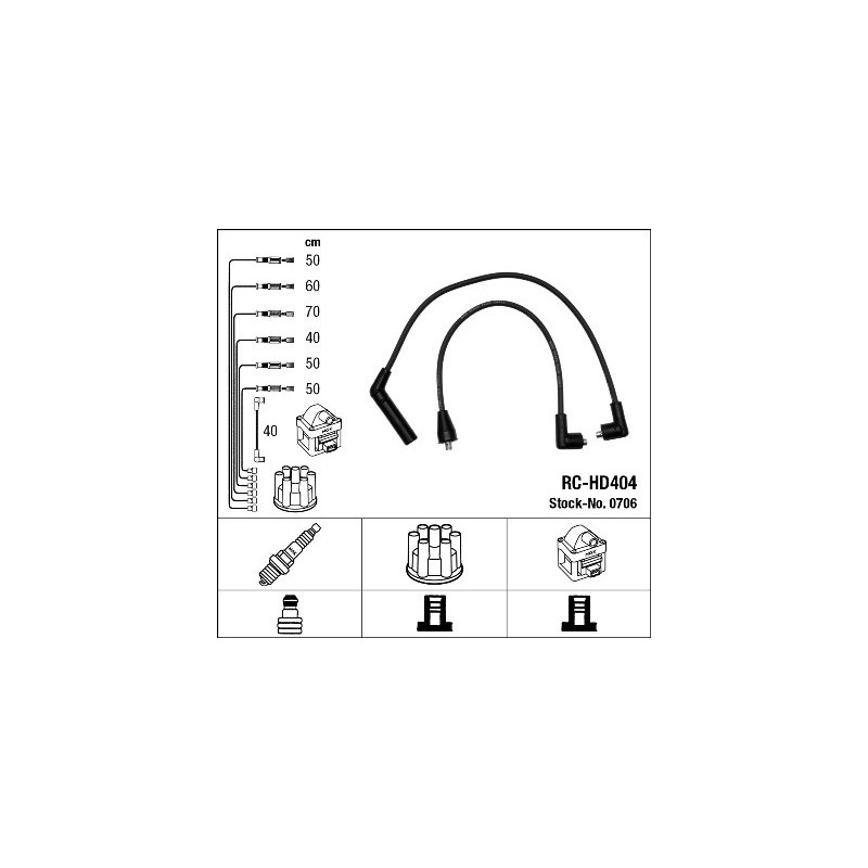 Fils de bougies / Faisceau d'allumage NGK