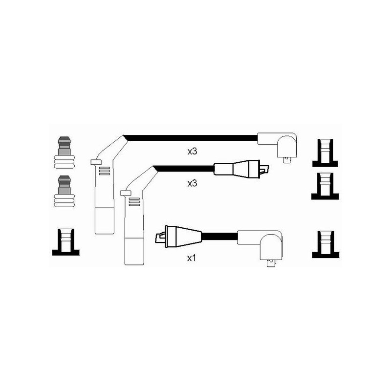 Fils de bougies / Faisceau d'allumage NGK