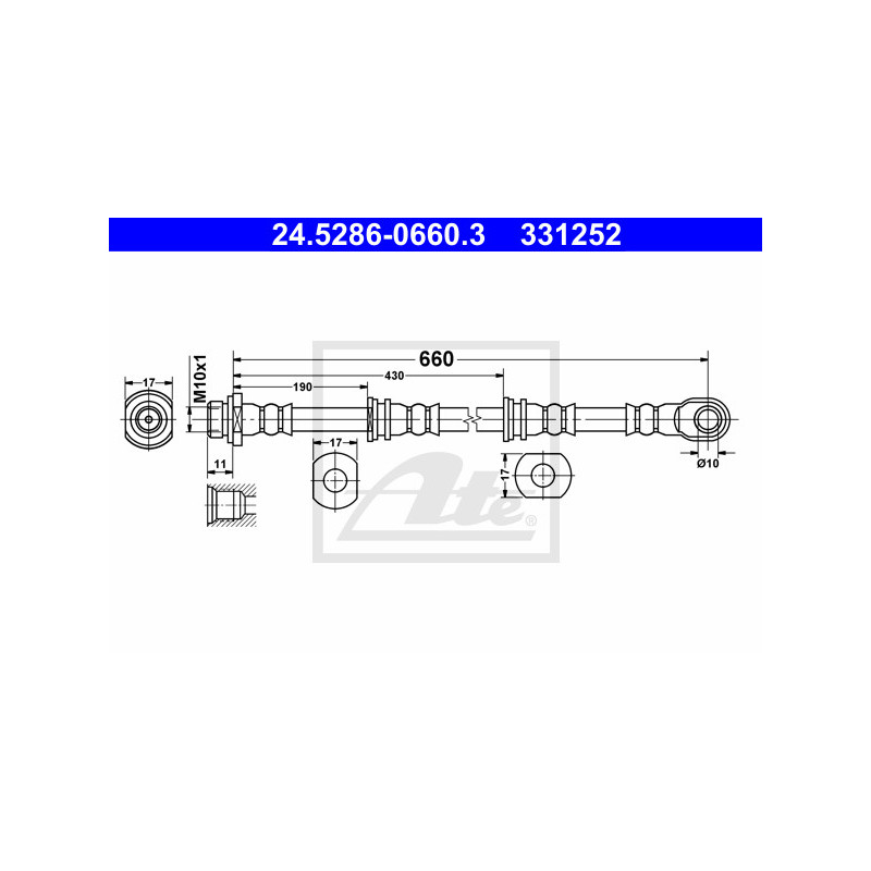 Flexible de frein ATE