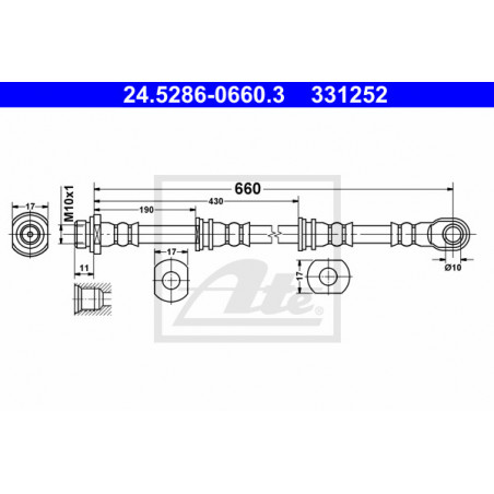 Flexible de frein ATE