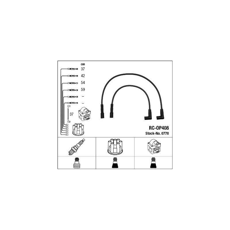 Fils de bougies / Faisceau d'allumage NGK