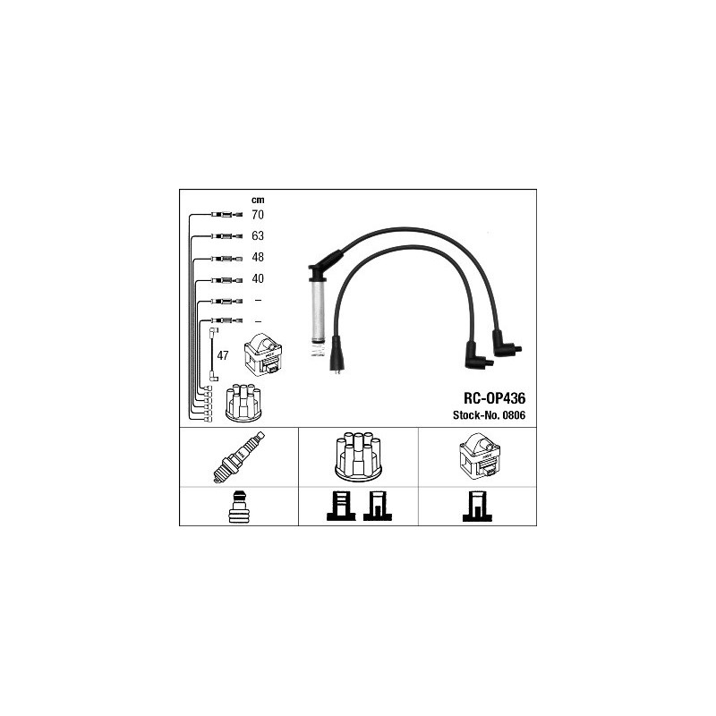 Fils de bougies / Faisceau d'allumage NGK