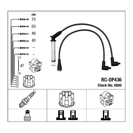 Fils de bougies / Faisceau d'allumage NGK