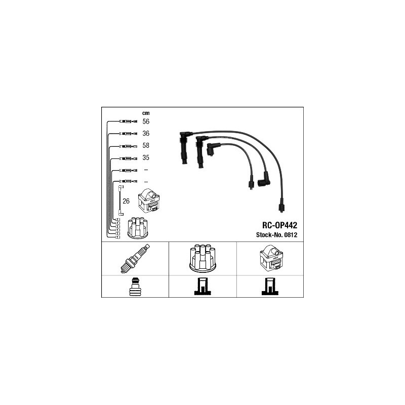 Fils de bougies / Faisceau d'allumage NGK