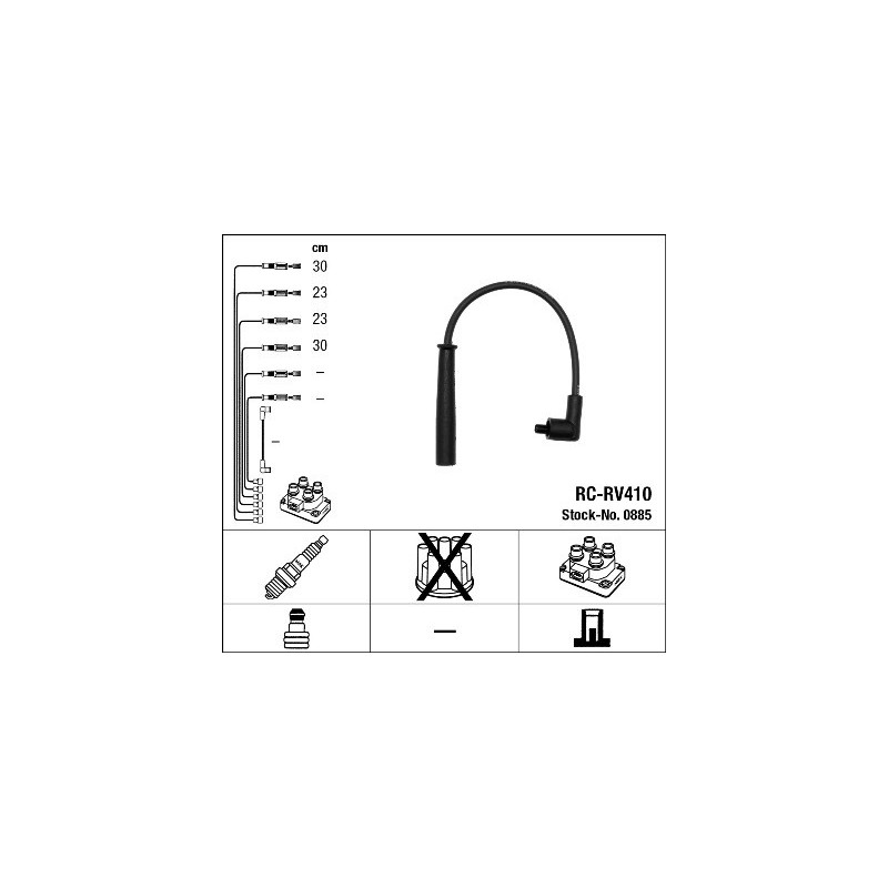 Fils de bougies / Faisceau d'allumage NGK