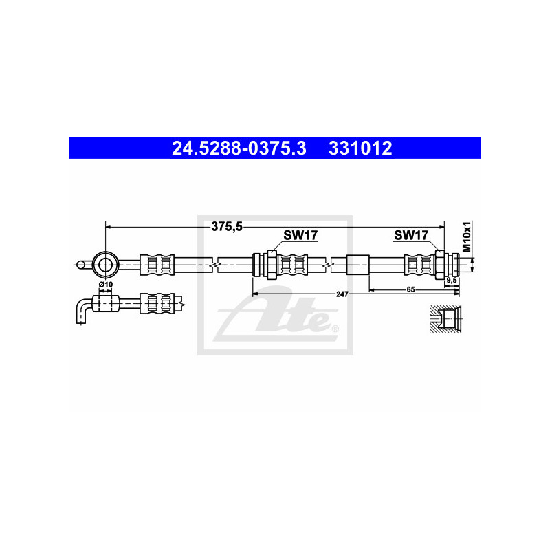 Flexible de frein ATE
