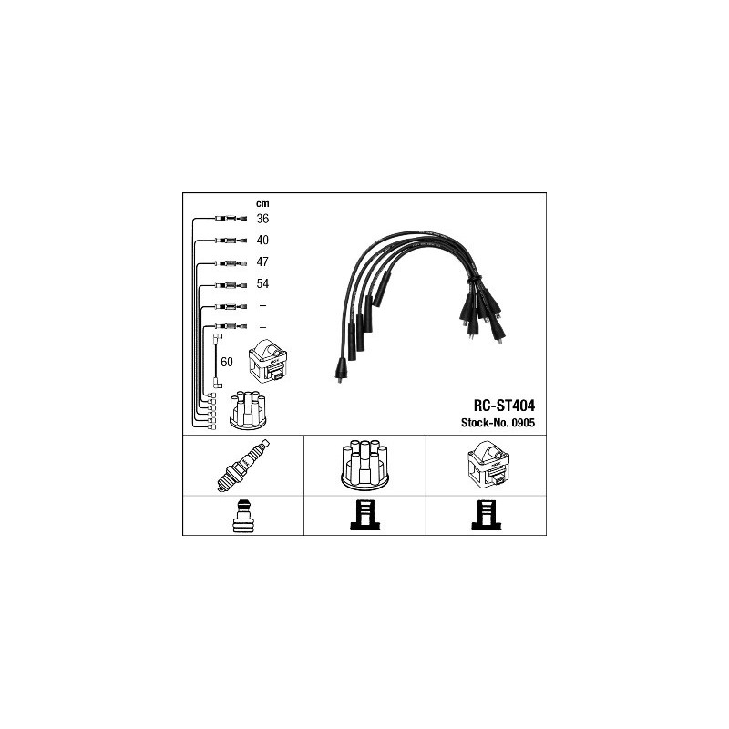 Fils de bougies / Faisceau d'allumage NGK