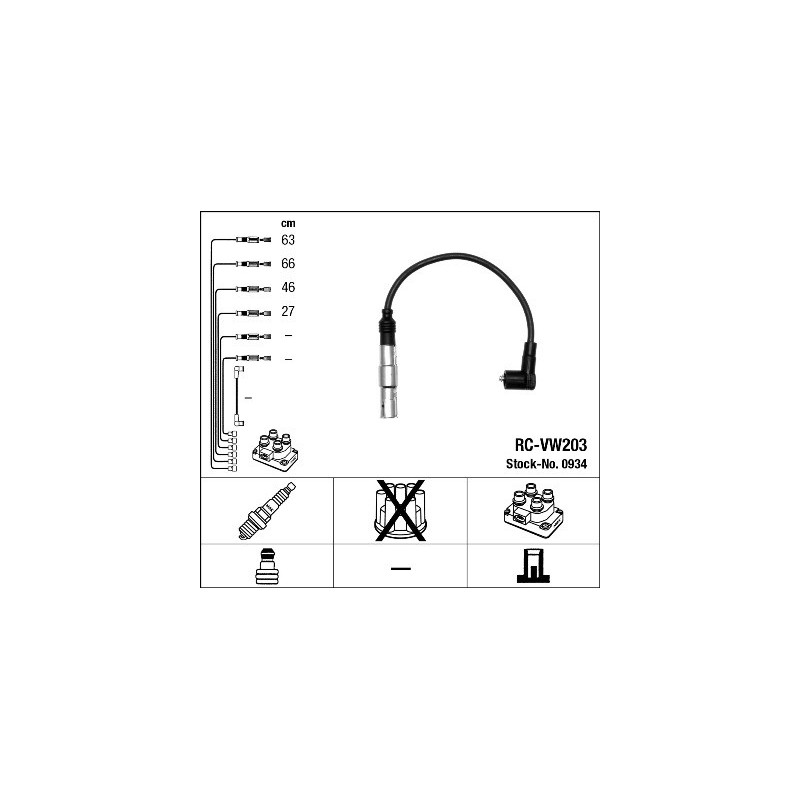 Fils de bougies / Faisceau d'allumage NGK