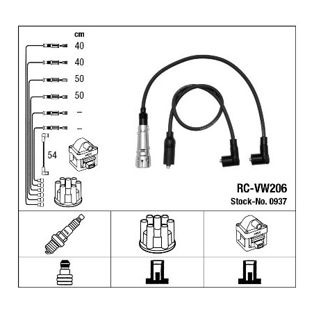 Fils de bougies / Faisceau d'allumage NGK