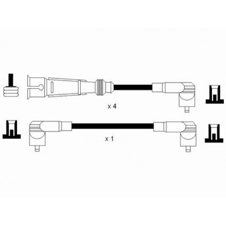 Fils de bougies / Faisceau d'allumage NGK