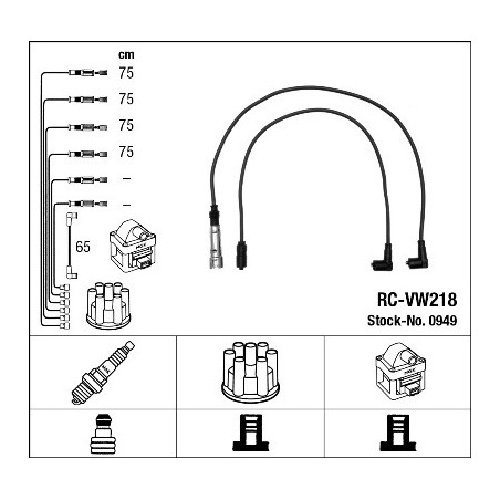 Fils de bougies / Faisceau d'allumage NGK