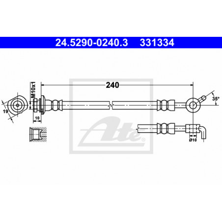 Flexible de frein ATE