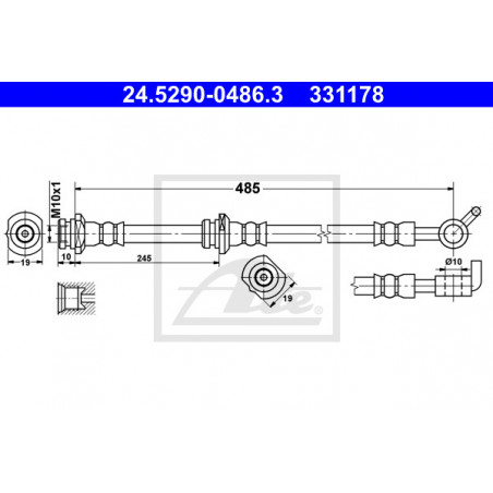 Flexible de frein ATE