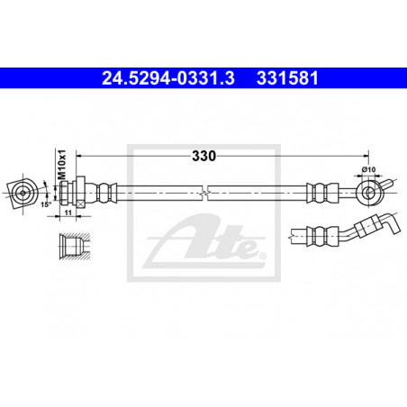 Flexible de frein ATE