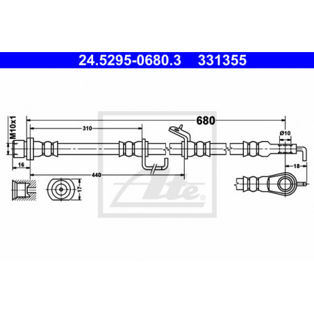 Flexible de frein ATE