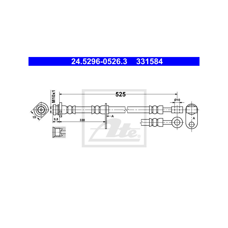 Flexible de frein ATE