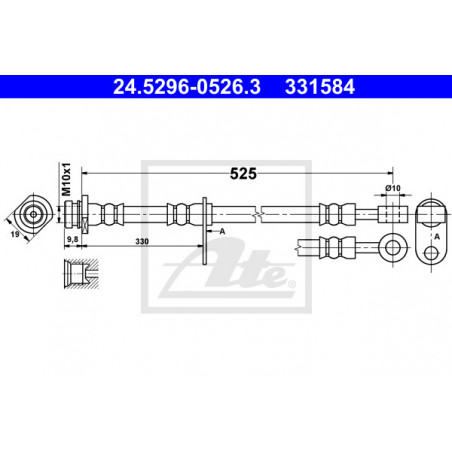 Flexible de frein ATE