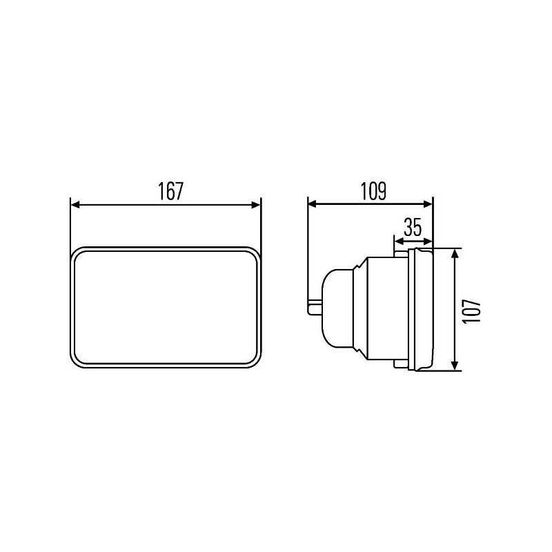 Bloc-optique (Phare principal) HELLA