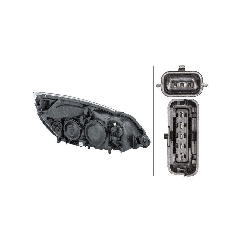 Phare principal HELLA