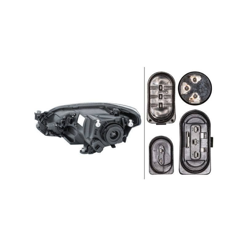 Phare principal HELLA