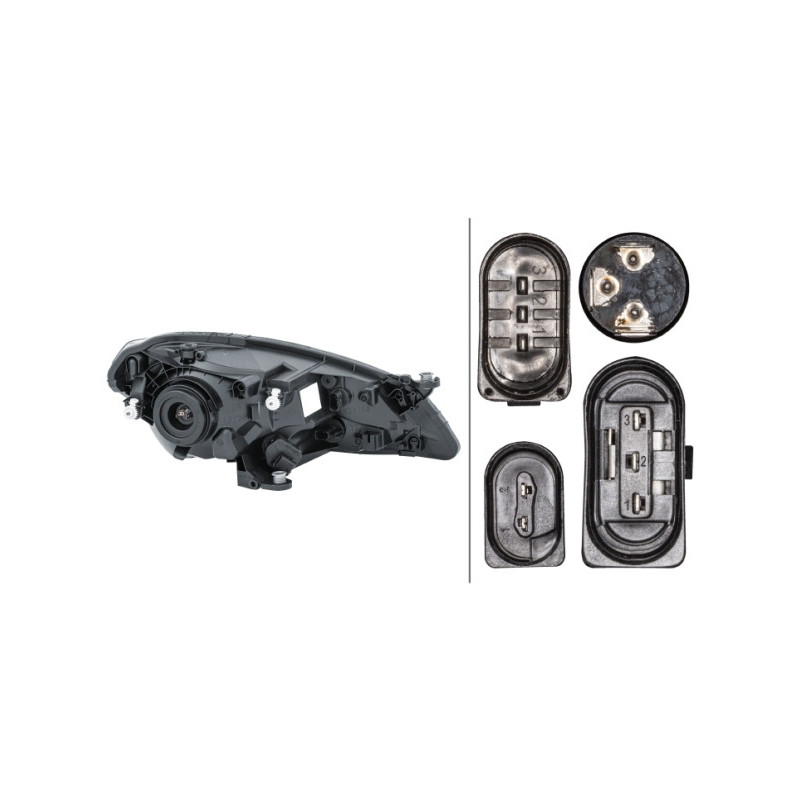 Phare principal HELLA