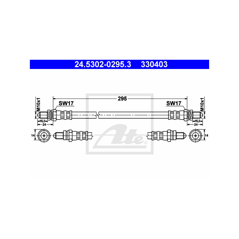 Flexible de frein ATE