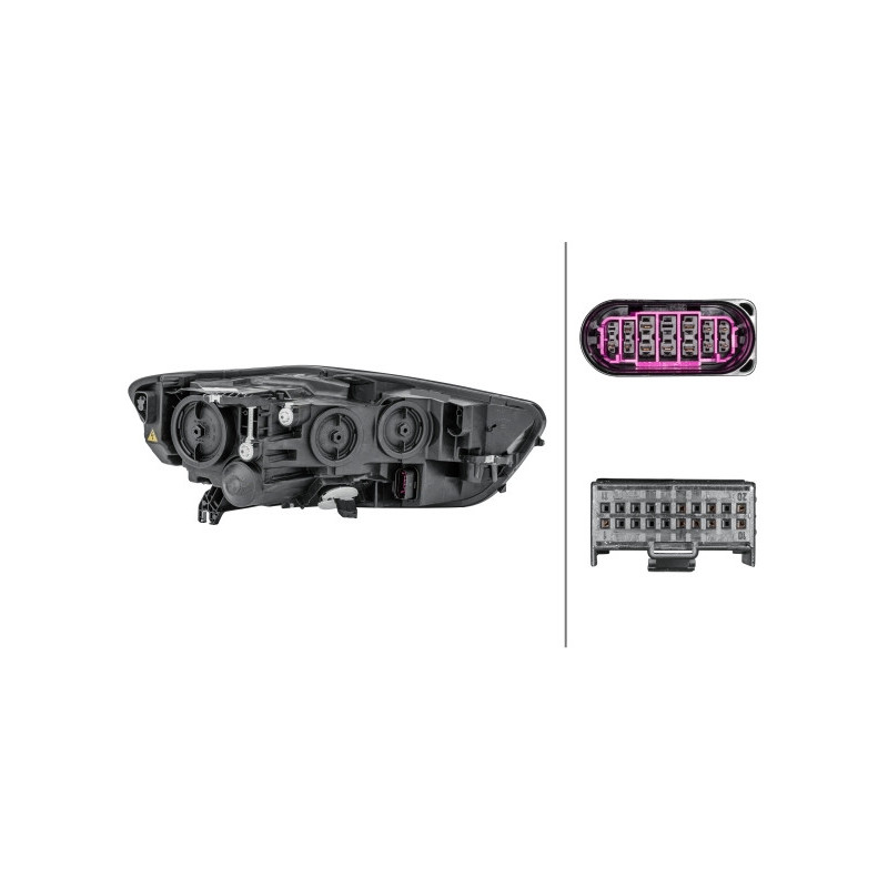 Phare principal HELLA