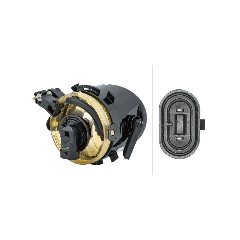 Phare antibrouillard HELLA