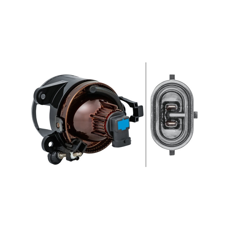 Phare antibrouillard HELLA