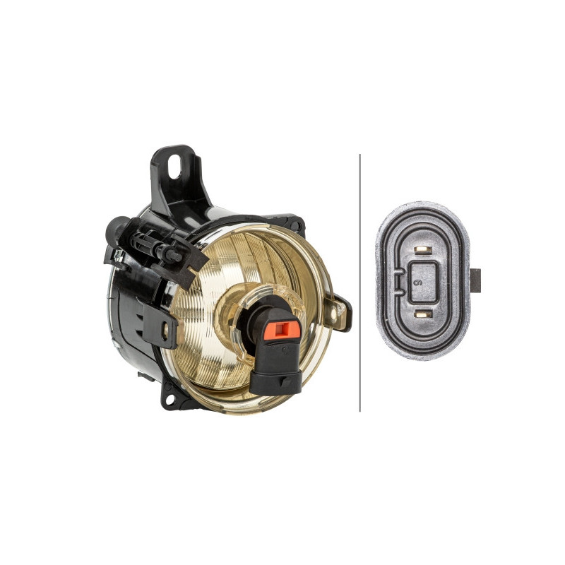 Phare antibrouillard HELLA