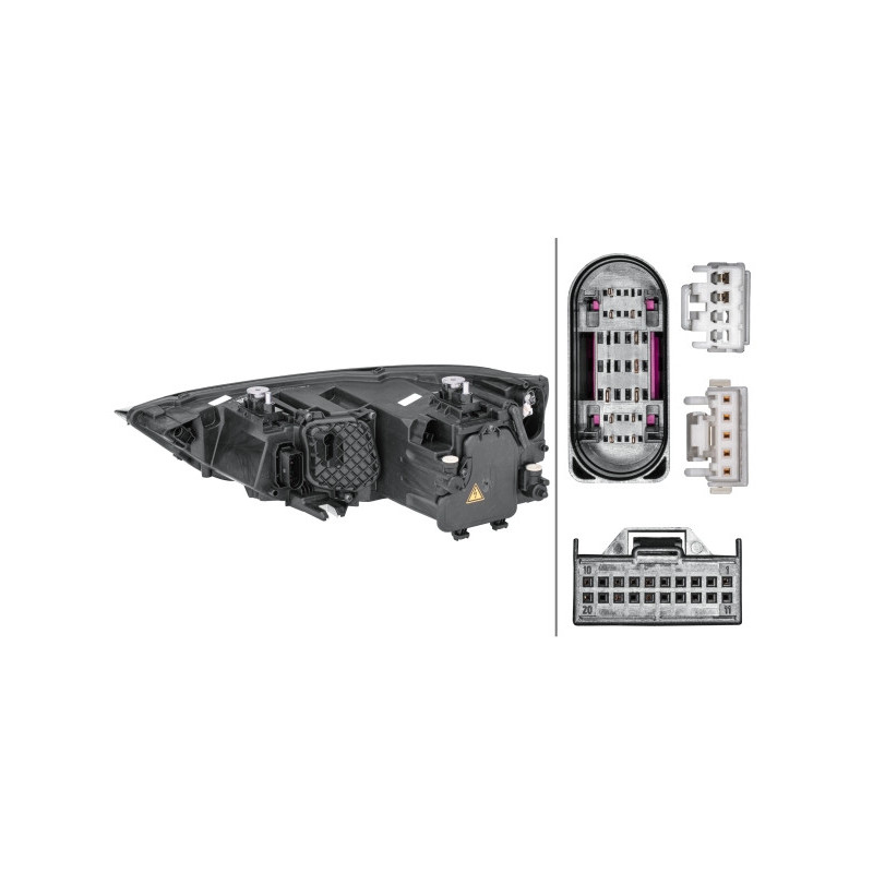 Phare principal HELLA